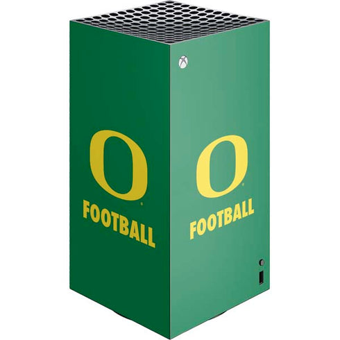 University of Oregon Football Green XBox Series X Digital Edition Console Skin